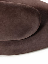 Siri Puf Üçlü Koltuk Koyu Kahve