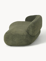 Siri Puf Üçlü Koltuk Koyu Yeşil Teddy