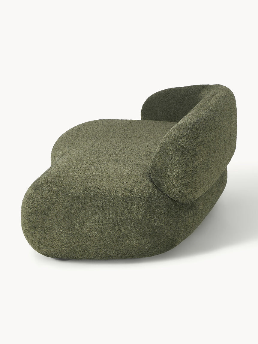 Siri Puf Üçlü Koltuk Koyu Yeşil Teddy