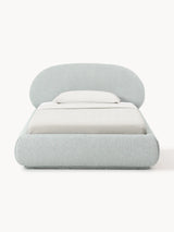 Siri Tek Kişilik Karyola Açık Mavi Bukle