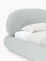 Siri Tek Kişilik Karyola Açık Mavi Bukle