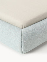 Siri Tek Kişilik Karyola Açık Mavi Bukle