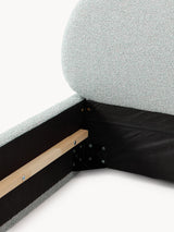 Siri Tek Kişilik Karyola Açık Mavi Bukle