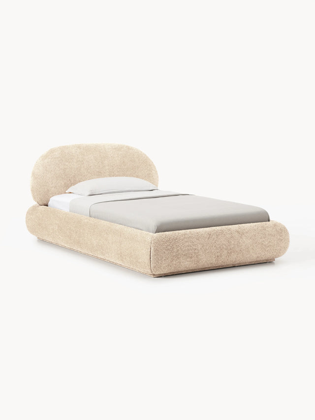Siri Tek Kişilik Karyola Bej Teddy
