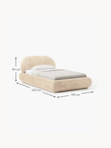 Siri Tek Kişilik Karyola Bej Teddy