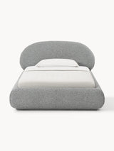 Siri Tek Kişilik Karyola Gri Bukle