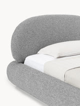 Siri Tek Kişilik Karyola Gri Bukle