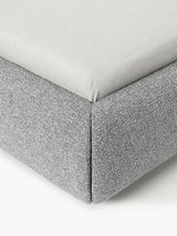 Siri Tek Kişilik Karyola Gri Bukle