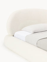 Siri Tek Kişilik Karyola Kırık Beyaz Bukle