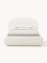 Siri Tek Kişilik Karyola Kırık Beyaz Teddy