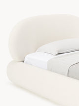 Siri Tek Kişilik Karyola Kırık Beyaz Teddy