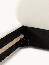 Siri Tek Kişilik Karyola Kırık Beyaz Teddy