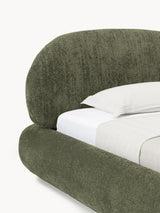 Siri Tek Kişilik Karyola Koyu Yeşil Teddy