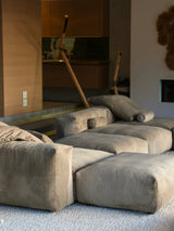 Soma Dörtlü Koltuk Zeytin Yeşili Fitilli Kadife