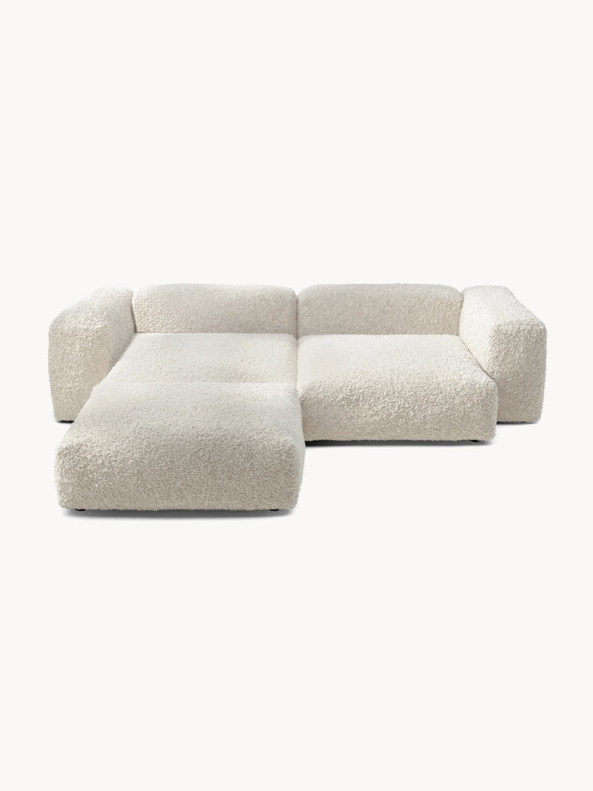 Soma Köşe Koltuk Kırık Beyaz Teddy