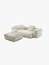 Soma Köşe Koltuk Kırık Beyaz Teddy