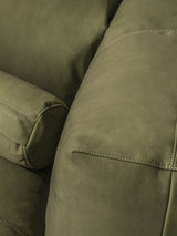 Soma Üçlü Koltuk Yeşil Deri Kollu