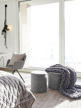 Sos Plus Silindir Puf Gri