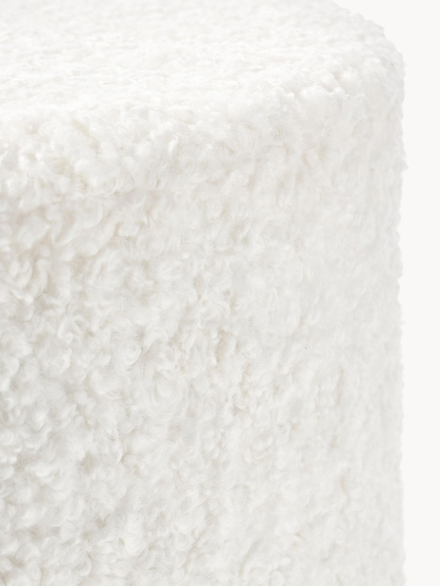 Sos Plus Silindir Puf Krem Teddy