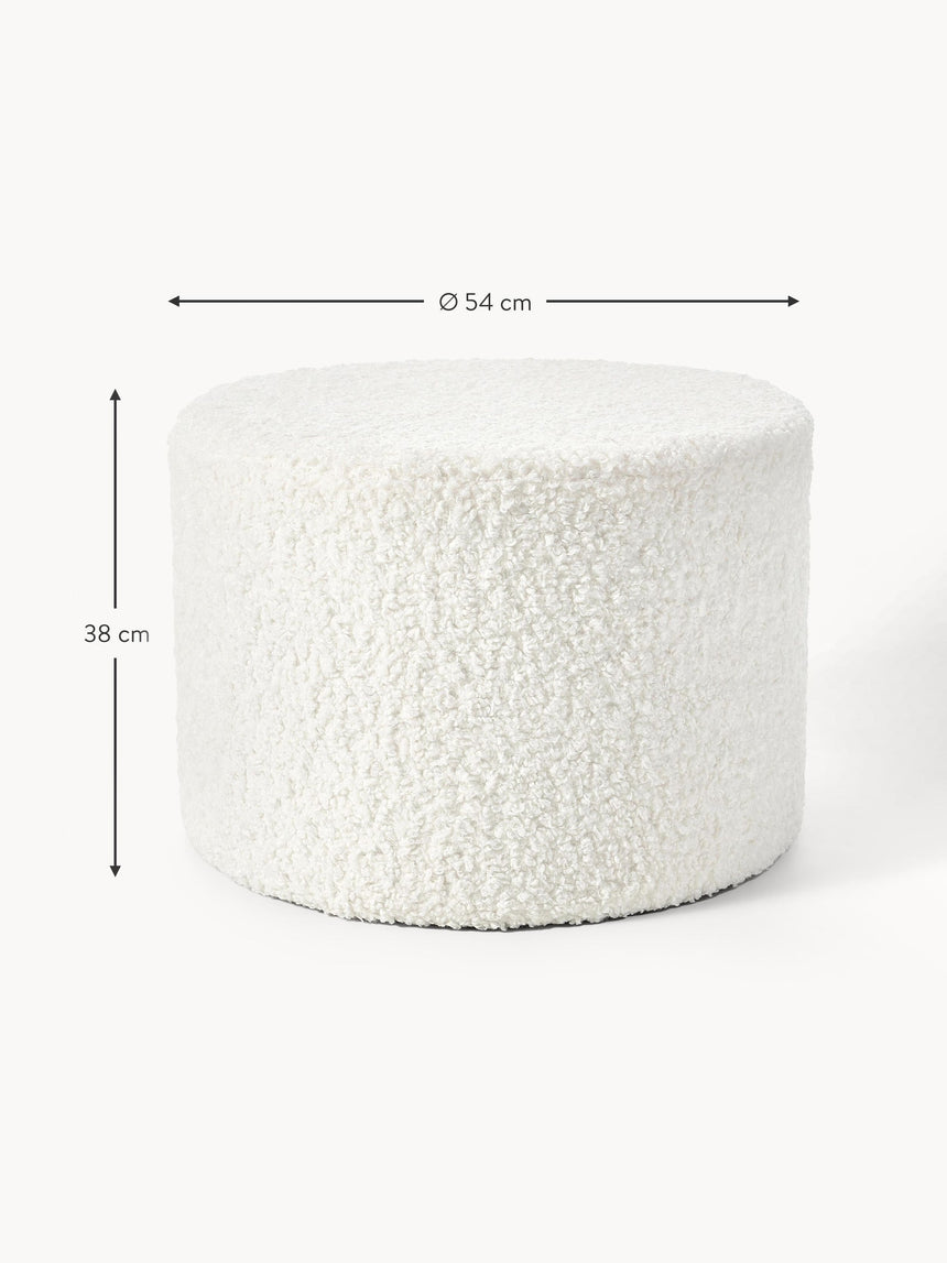 Sos Plus Silindir Puf Krem Teddy