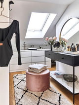 Sos Plus Silindir Puf Pembe