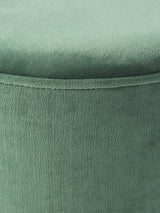 Sos Silindir Puf Adaçayı Yeşili Kadife