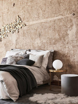 Sos Silindir Puf Gri Kadife