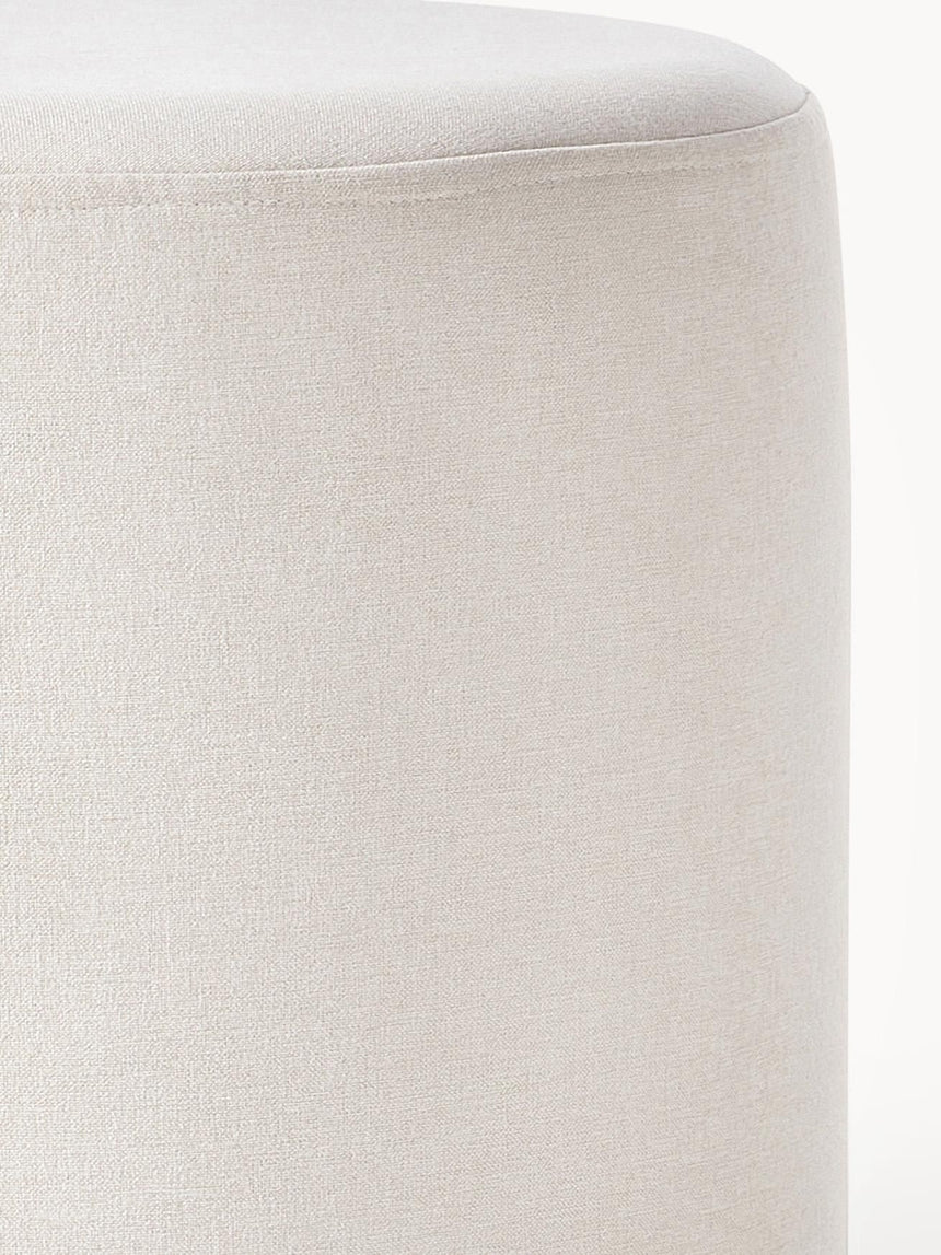 Sos Silindir Puf Kırık Beyaz