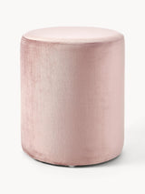 Sos Silindir Puf Pembe Kadife