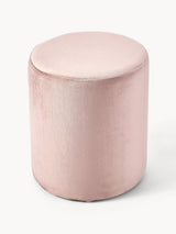 Sos Silindir Puf Pembe Kadife