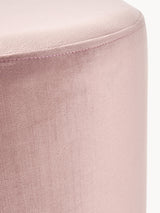 Sos Silindir Puf Pembe Kadife