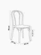 Sozo Polipropilen Sandalye Beyaz