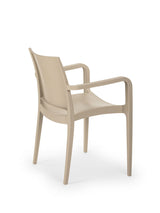 Specto Kollu Polipropilen Sandalye Bej