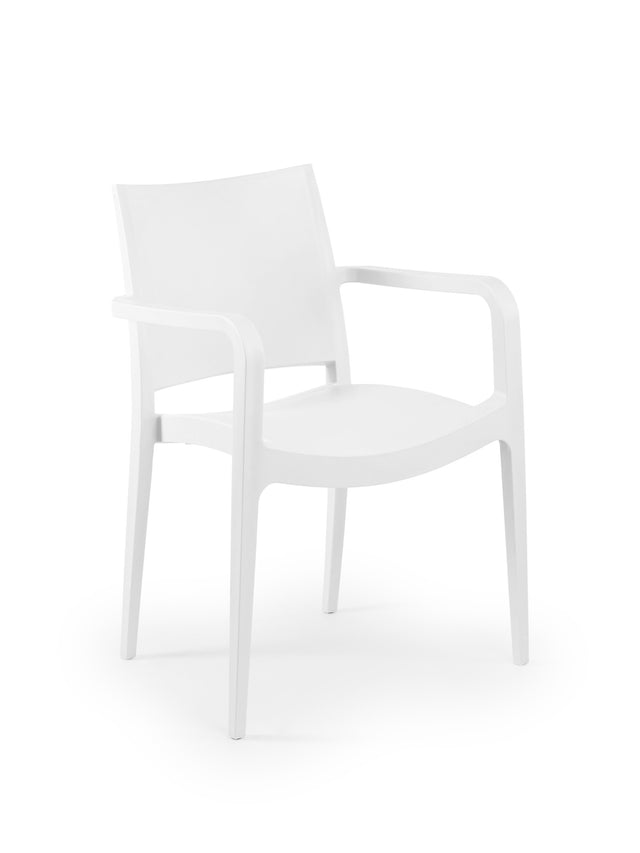 Specto Kollu Polipropilen Sandalye Beyaz