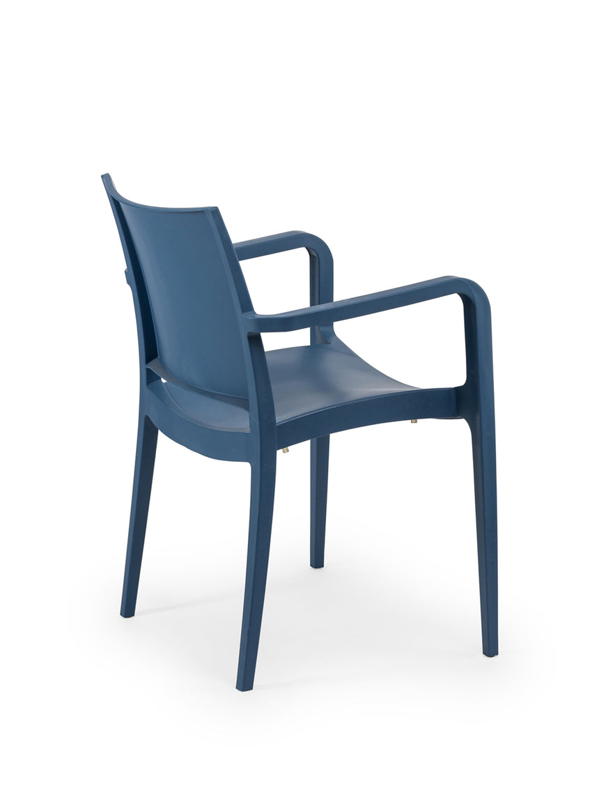 Specto Kollu Polipropilen Sandalye Saks Mavisi