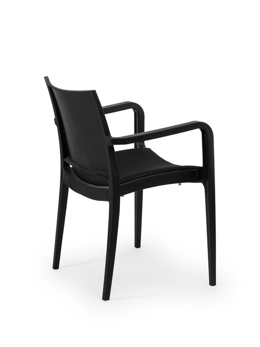 Specto Kollu Polipropilen Sandalye Siyah