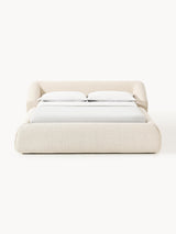 Suzi Çift Kişilik Karyola Açık Bej Bukle