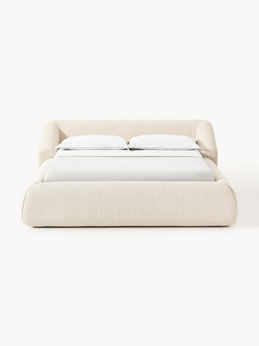 Suzi Çift Kişilik Karyola Açık Bej Bukle