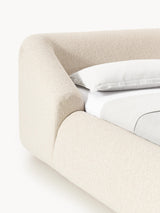 Suzi Çift Kişilik Karyola Açık Bej Bukle