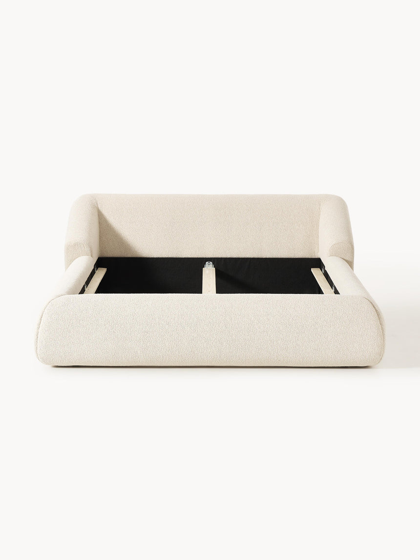 Suzi Çift Kişilik Karyola Açık Bej Bukle