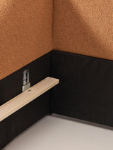 Suzi Çift Kişilik Karyola Açık Kahve Bukle