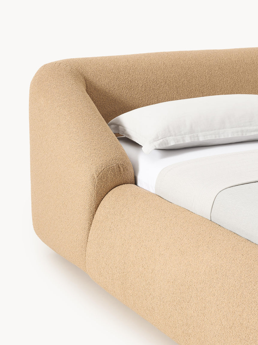 Suzi Çift Kişilik Karyola Bej Bukle