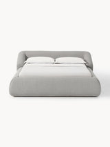 Suzi Çift Kişilik Karyola Gri Bukle