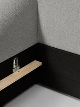 Suzi Çift Kişilik Karyola Gri Bukle