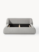 Suzi Çift Kişilik Karyola Gri Bukle