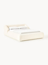 Suzi Çift Kişilik Karyola Kırık Beyaz Teddy