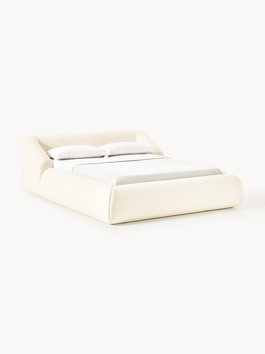 Suzi Çift Kişilik Karyola Kırık Beyaz Teddy