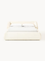 Suzi Çift Kişilik Karyola Kırık Beyaz Teddy