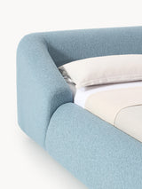 Suzi Çift Kişilik Karyola Mavi Bukle