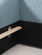 Suzi Çift Kişilik Karyola Mavi Bukle